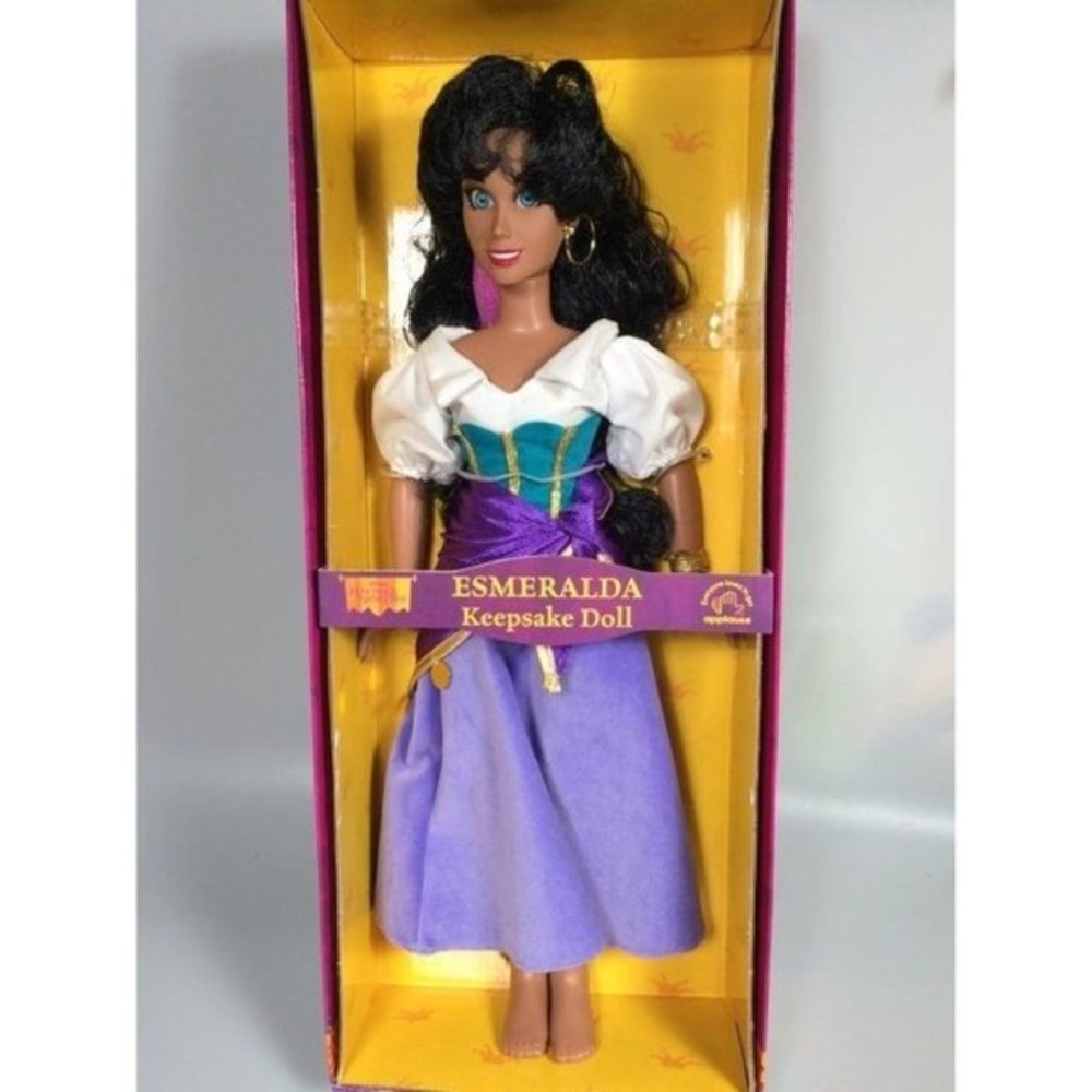 Vintage Disney ESMERALDA Doll Hunchback of Notre Dame Gypsy dancer Quasimodo fri